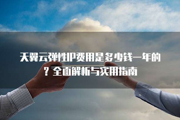 天翼云弹性IP费用是多少钱一年的?全面解析与实用指南