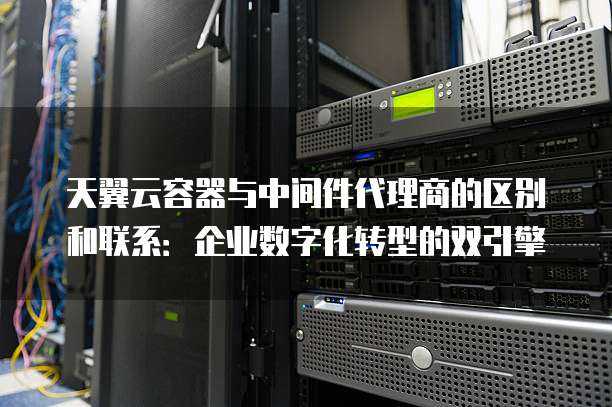 天翼云容器与中间件代理商的区别和联系:企业数字化转型的双引擎