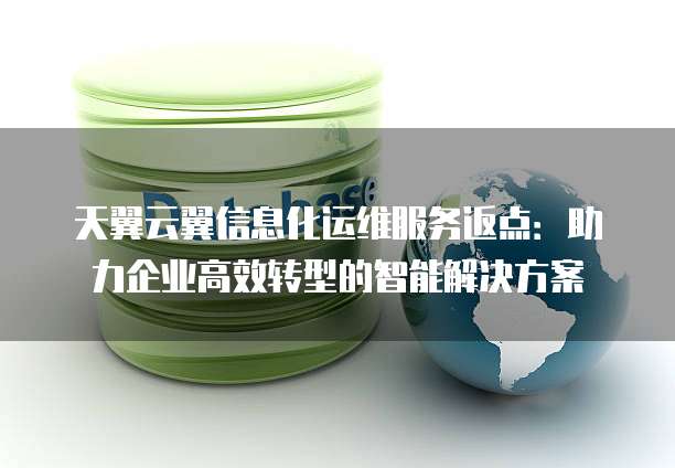 天翼云翼信息化运维服务返点:助力企业高效转型的智能解决方案
