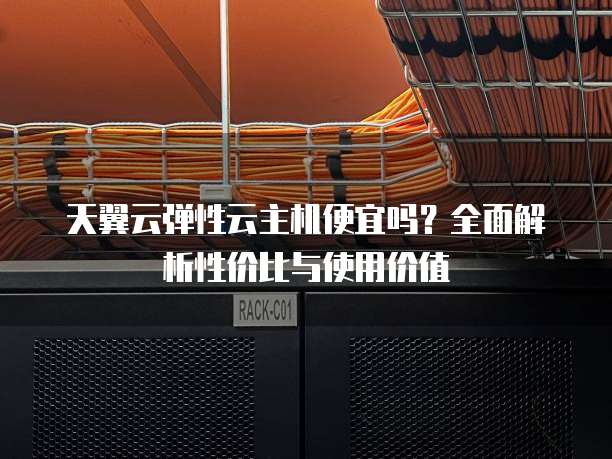 天翼云弹性云主机便宜吗?全面解析性价比与使用价值