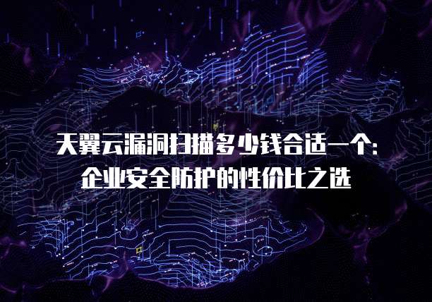 天翼云漏洞扫描多少钱合适一个：企业安全防护的性价比之选