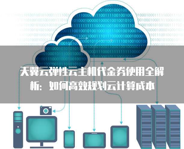 天翼云弹性云主机代金券使用全解析:如何高效规划云计算成本