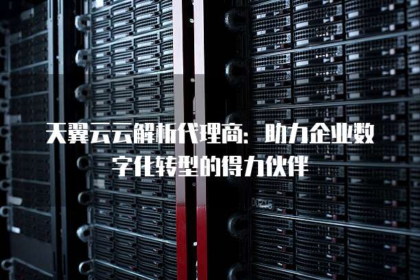 天翼云云解析代理商:助力企业数字化转型的得力伙伴