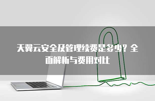 天翼云安全及管理续费是多少？全面解析与费用对比