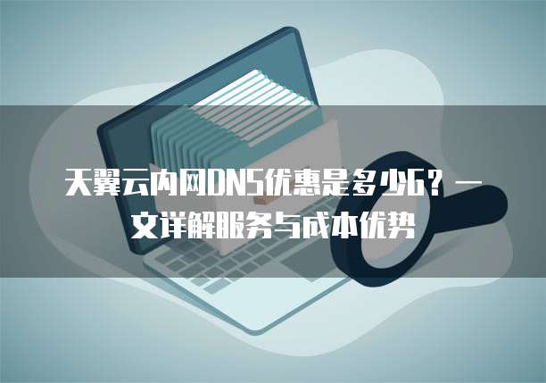 天翼云内网DNS优惠是多少G?一文详解服务与成本优势