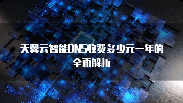 天翼云智能DNS收费多少元一年的全面解析