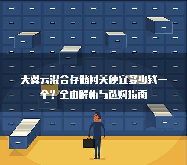 天翼云混合存储网关便宜多少钱一个?全面解析与选购指南