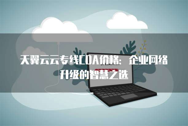 天翼云云专线CDA价格:企业网络升级的智慧之选