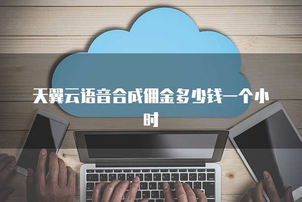 天翼云语音合成佣金多少钱一个小时