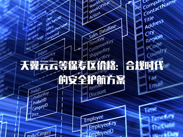 天翼云云等保专区价格:合规时代的安全护航方案