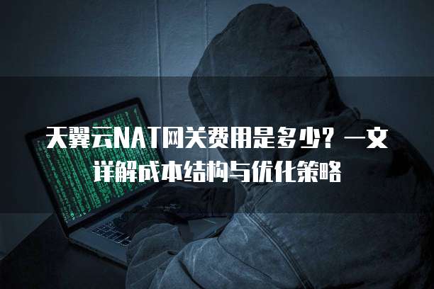 天翼云NAT网关费用是多少?一文详解成本结构与优化策略