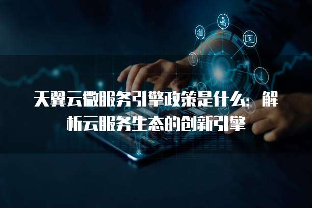 天翼云微服务引擎政策是什么:解析云服务生态的创新引擎