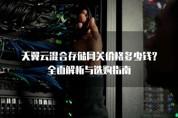 天翼云混合存储网关价格多少钱?全面解析与选购指南