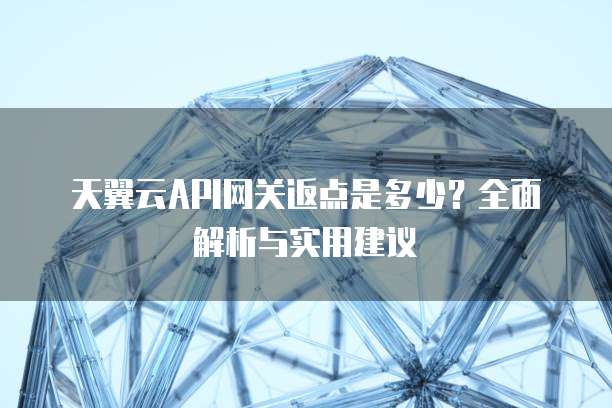 天翼云API网关返点是多少?全面解析与实用建议