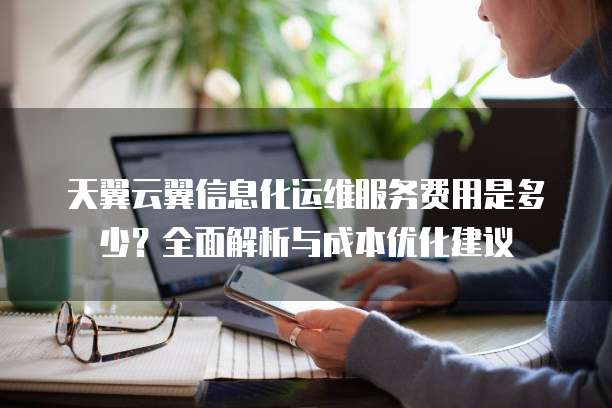 天翼云翼信息化运维服务费用是多少?全面解析与成本优化建议