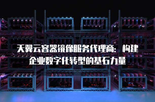 天翼云容器镜像服务代理商：构建企业数字化转型的基石力量