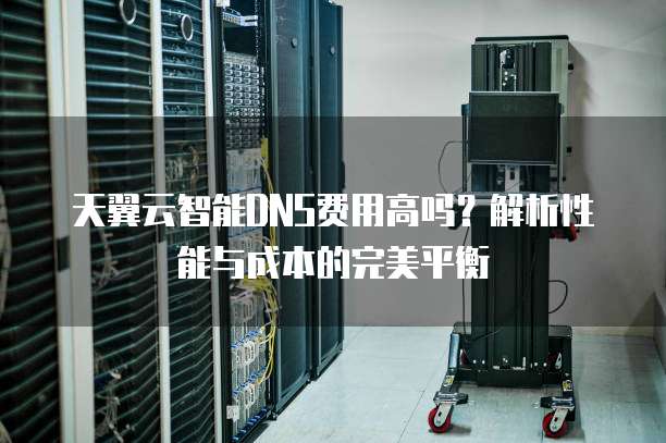 天翼云智能DNS费用高吗?解析性能与成本的完美平衡