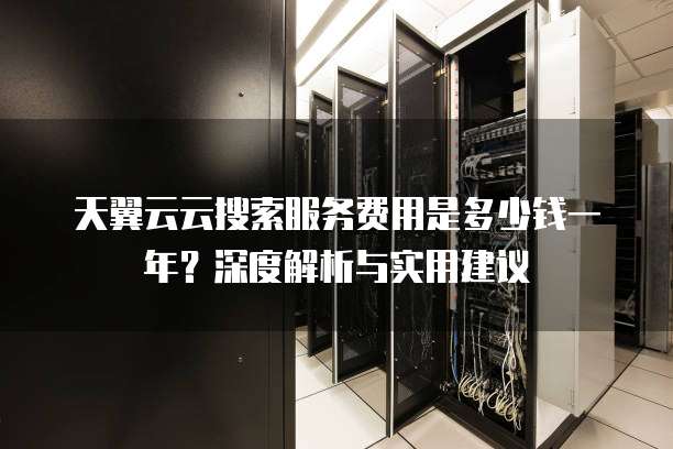 天翼云云搜索服务费用是多少钱一年?深度解析与实用建议