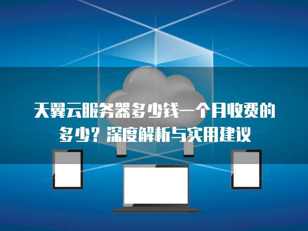 天翼云服务器多少钱一个月收费的多少?深度解析与实用建议