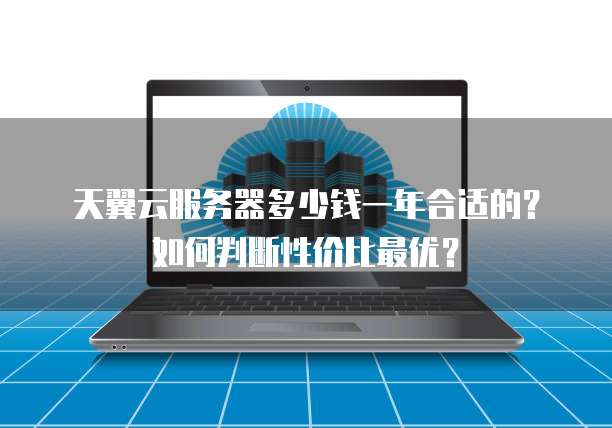 天翼云服务器多少钱一年合适的?如何判断性价比最优?