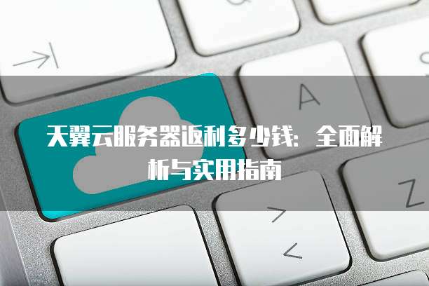 天翼云服务器返利多少钱:全面解析与实用指南