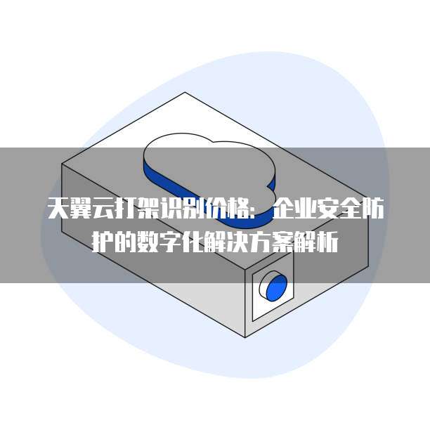 天翼云打架识别价格:企业安全防护的数字化解决方案解析