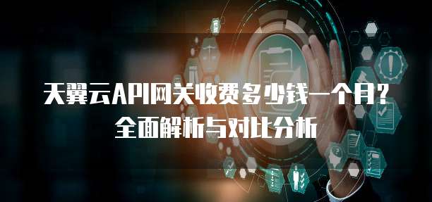 天翼云API网关收费多少钱一个月?全面解析与对比分析