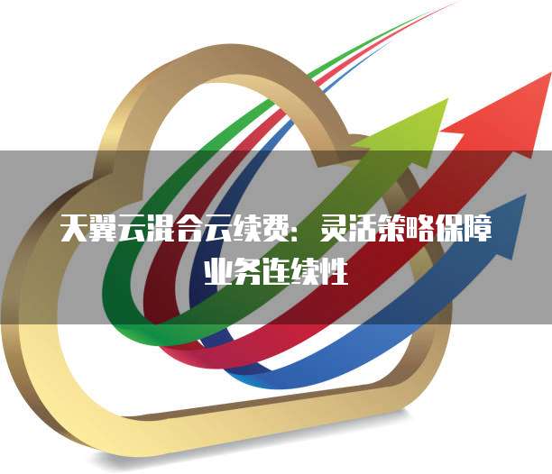 天翼云混合云续费:灵活策略保障业务连续性
