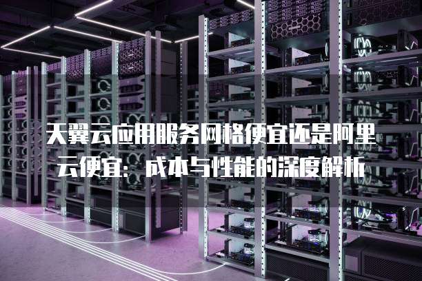 天翼云应用服务网格便宜还是阿里云便宜：成本与性能的深度解析