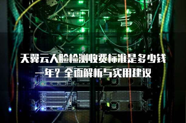 天翼云人脸检测收费标准是多少钱一年?全面解析与实用建议