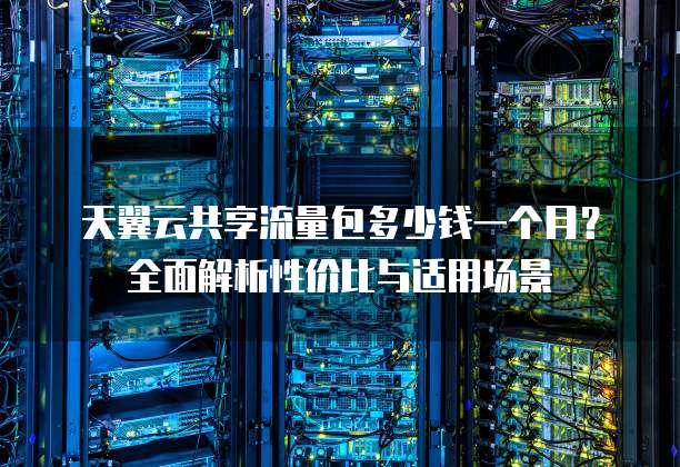 天翼云共享流量包多少钱一个月?全面解析性价比与适用场景