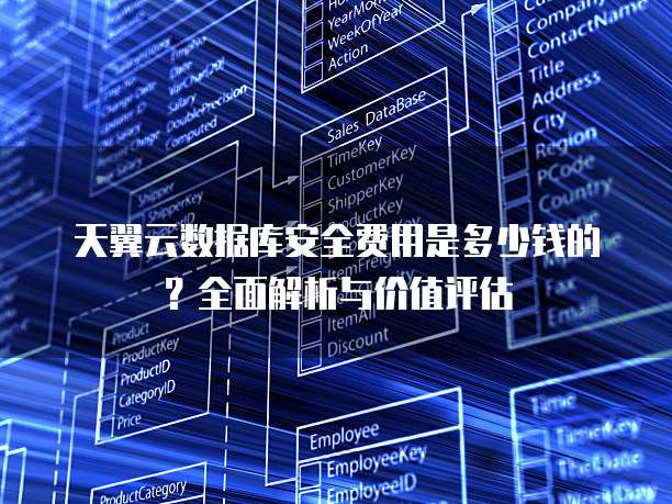 天翼云数据库安全费用是多少钱的?全面解析与价值评估