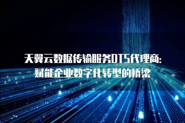天翼云数据传输服务DTS代理商:赋能企业数字化转型的桥梁