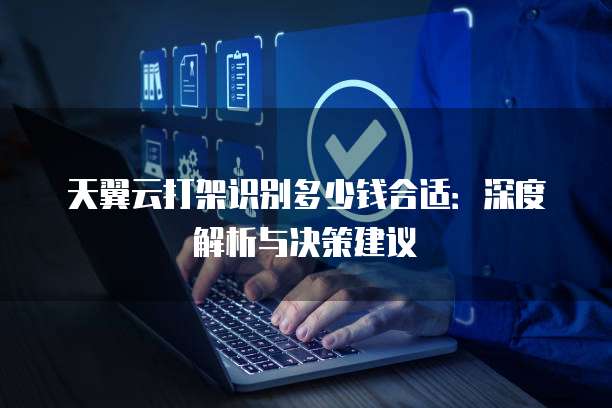 天翼云打架识别多少钱合适:深度解析与决策建议
