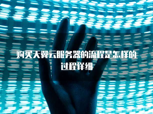 购买天翼云服务器的流程是怎样的过程详细