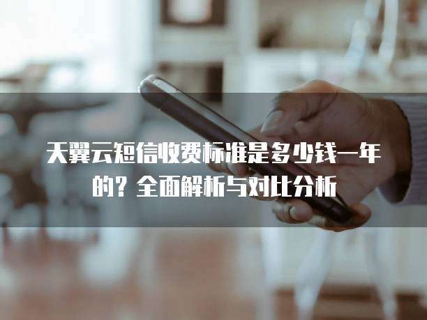 天翼云短信收费标准是多少钱一年的?全面解析与对比分析