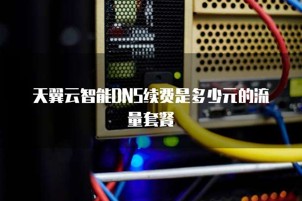 天翼云智能DNS续费是多少元的流量套餐