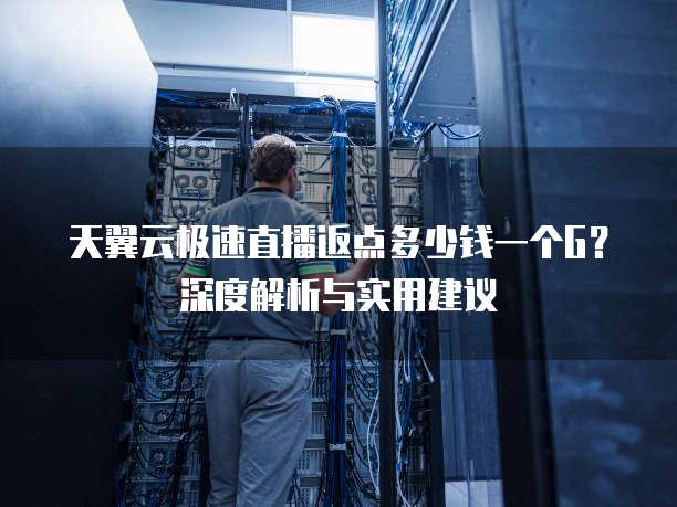 天翼云极速直播返点多少钱一个G?深度解析与实用建议