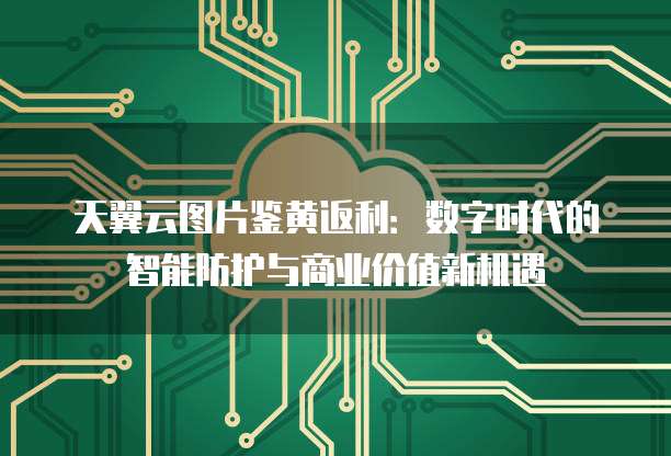 天翼云图片鉴黄返利:数字时代的智能防护与商业价值新机遇