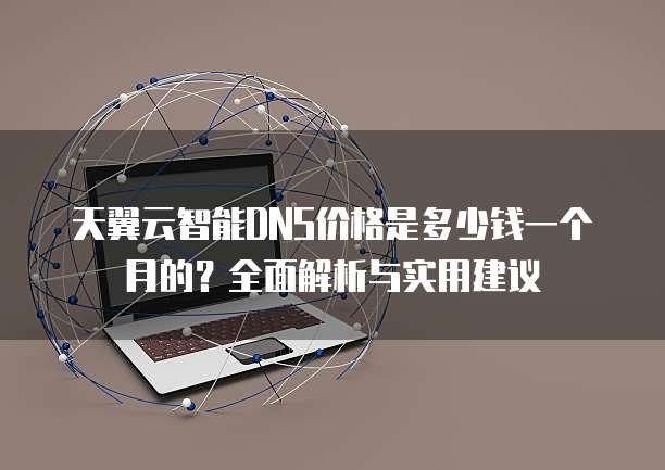 天翼云智能DNS价格是多少钱一个月的？全面解析与实用建议