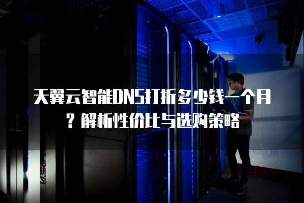 天翼云智能DNS打折多少钱一个月?解析性价比与选购策略