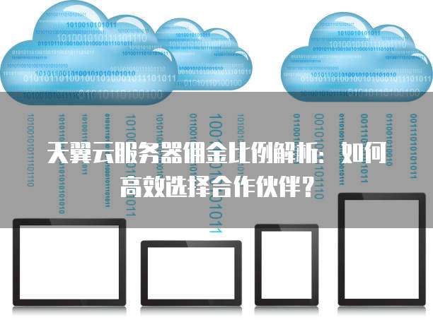 天翼云服务器佣金比例解析:如何高效选择合作伙伴?