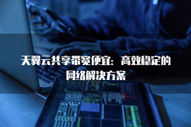 天翼云共享带宽便宜:高效稳定的网络解决方案