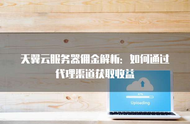 天翼云服务器佣金解析：如何通过代理渠道获取收益