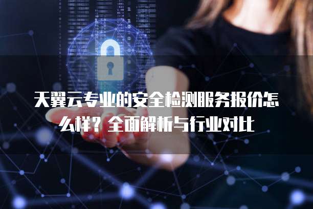 天翼云专业的安全检测服务报价怎么样?全面解析与行业对比