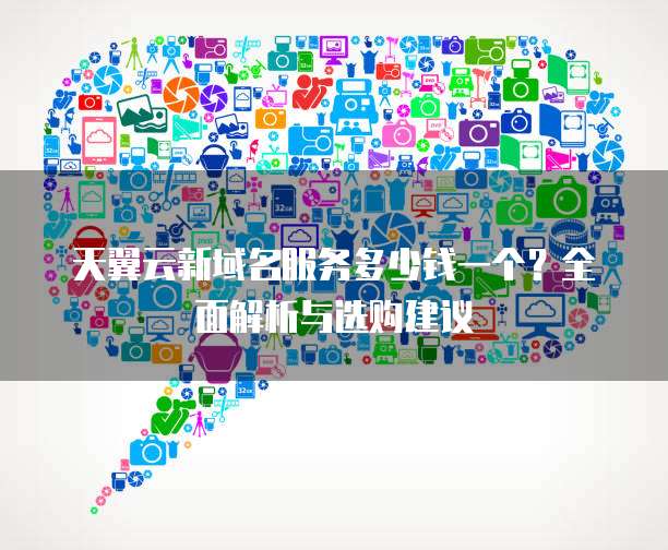 天翼云新域名服务多少钱一个?全面解析与选购建议