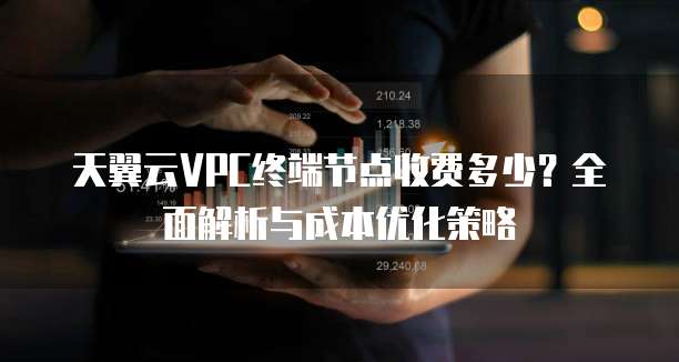 天翼云VPC终端节点收费多少?全面解析与成本优化策略