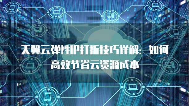天翼云弹性IP打折技巧详解:如何高效节省云资源成本