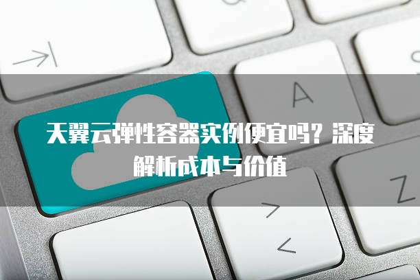 天翼云弹性容器实例便宜吗?深度解析成本与价值