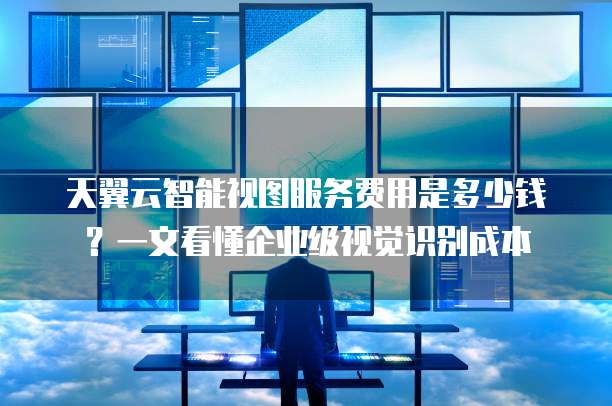 天翼云智能视图服务费用是多少钱?一文看懂企业级视觉识别成本